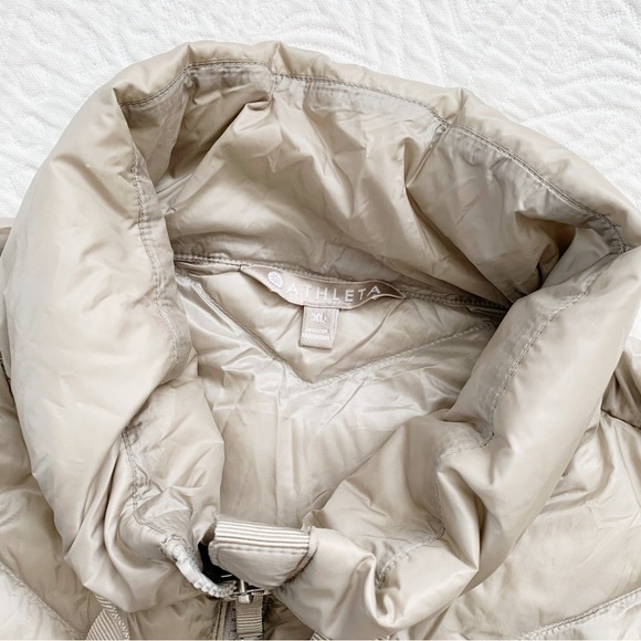 Athleta Banner Peak Down Jacket, Dove Grey - Picture 6 of 7